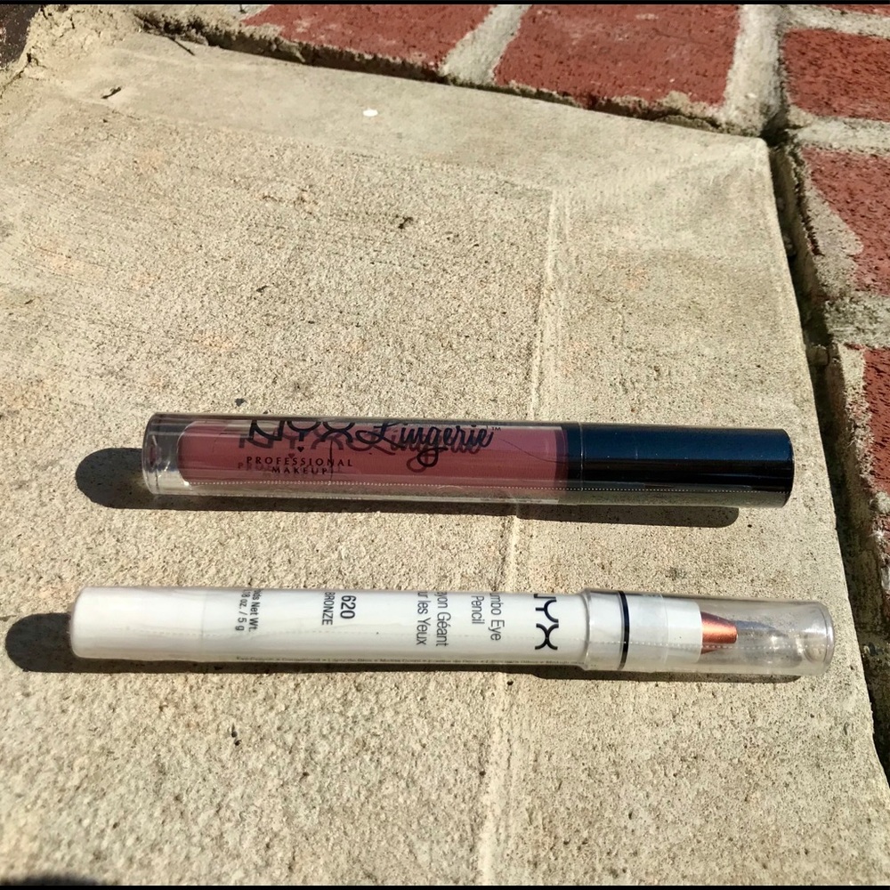 NYX Lipstick & Jumbo Eye Pencil